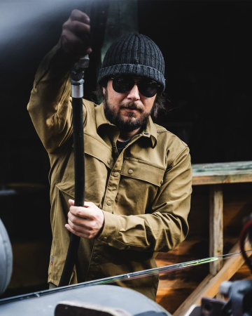 Рубашка Simms Lodge Work Shirt (Мужской; L (42-44); Driftwood)